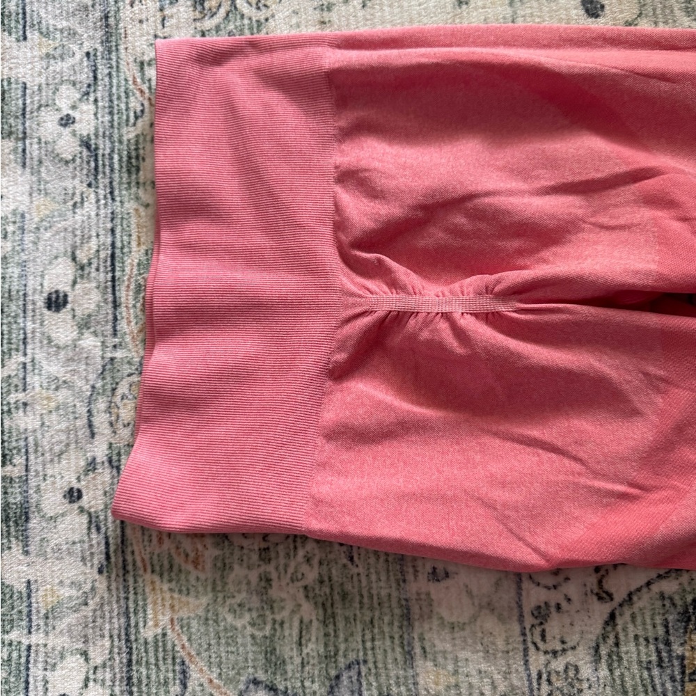 Pink High-Waisted Leggings